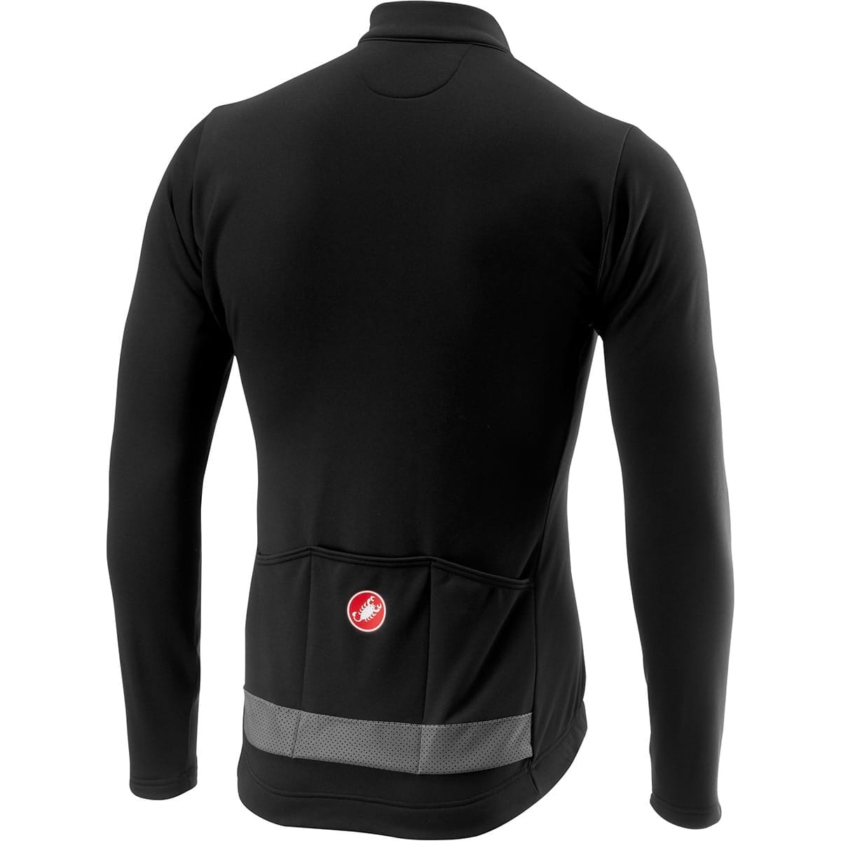 Maillot CASTELLI PURO 3 FZ Manches Longues Noir/Gris