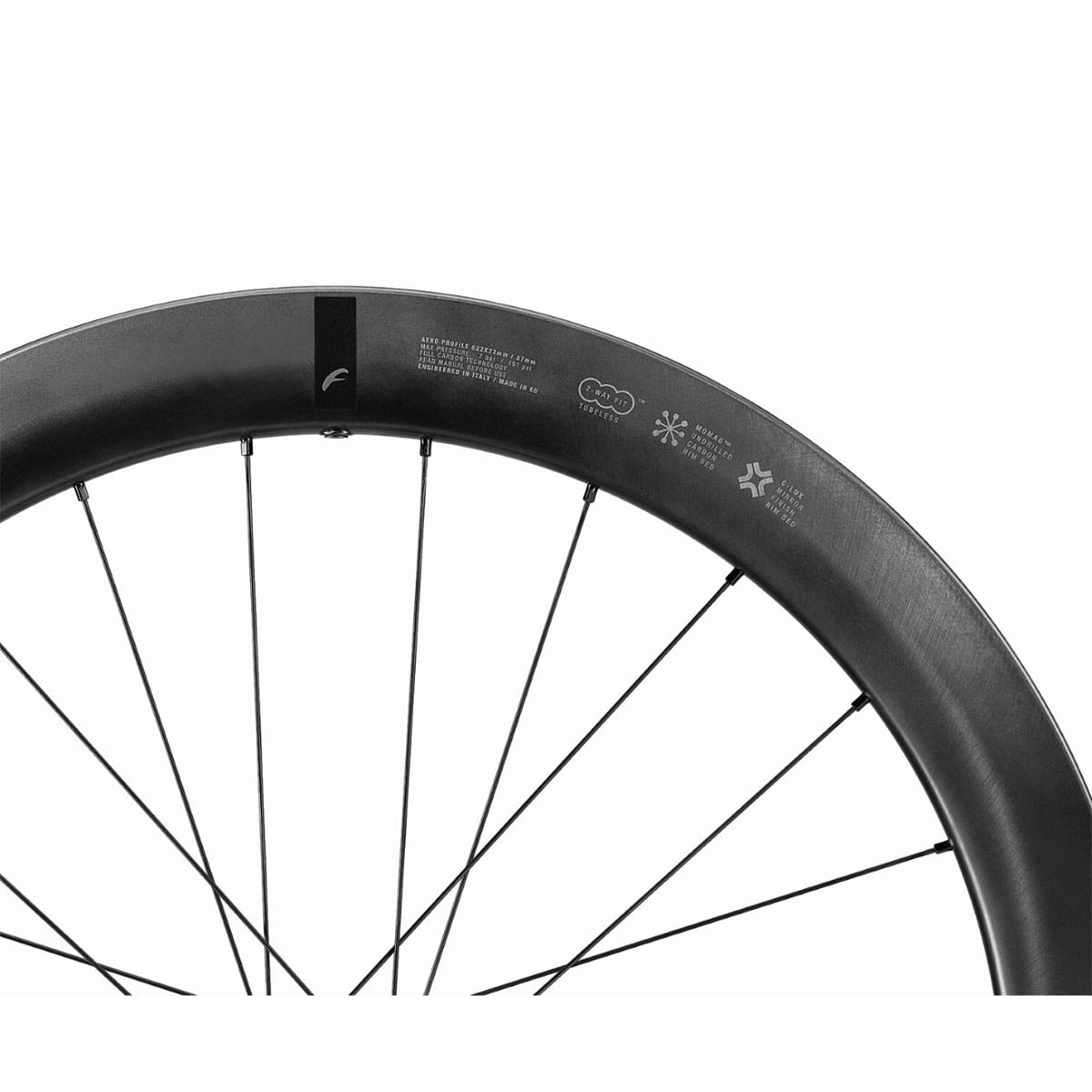 Paire de Roues FULCRUM WIND 57 2-WAY FIT C23 DISC à Pneus (Center Lock)