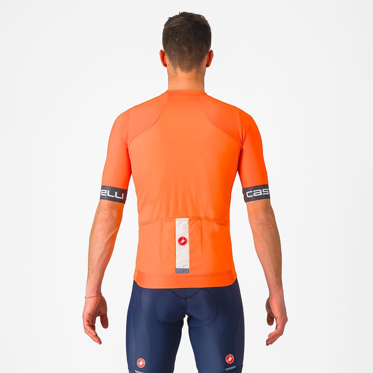 Maillot CASTELLI ENTRATA VI Manches Courtes Orange