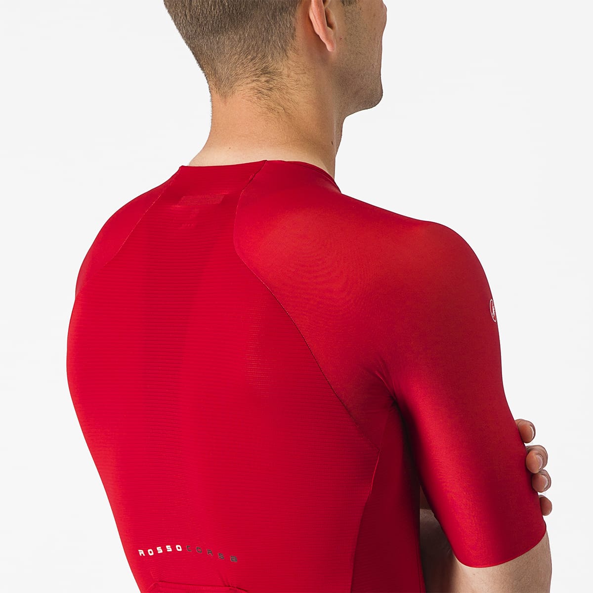 Maillot CASTELLI AERO RACE 7.0 Manches Courtes Rouge