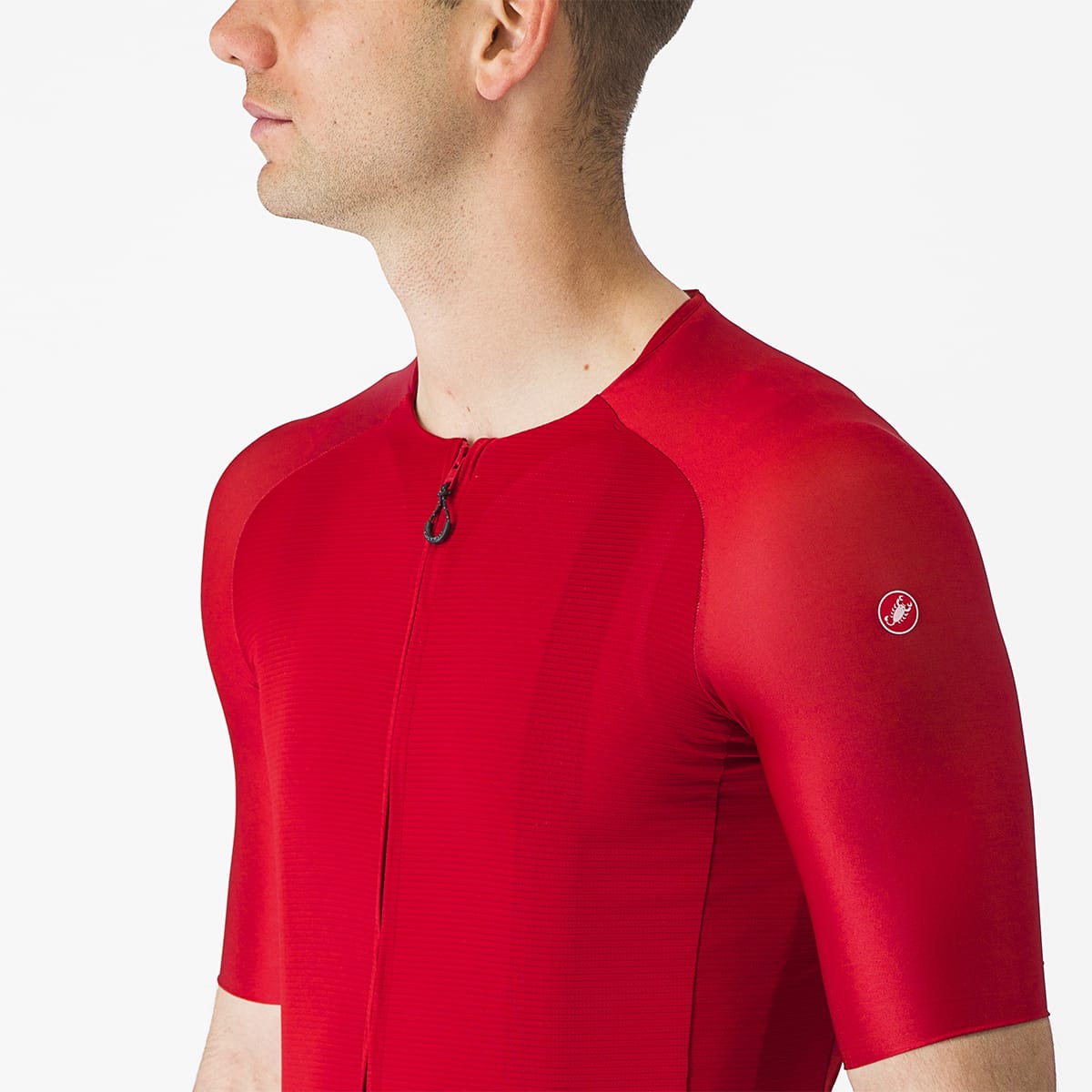 Maillot CASTELLI AERO RACE 7.0 Manches Courtes Rouge