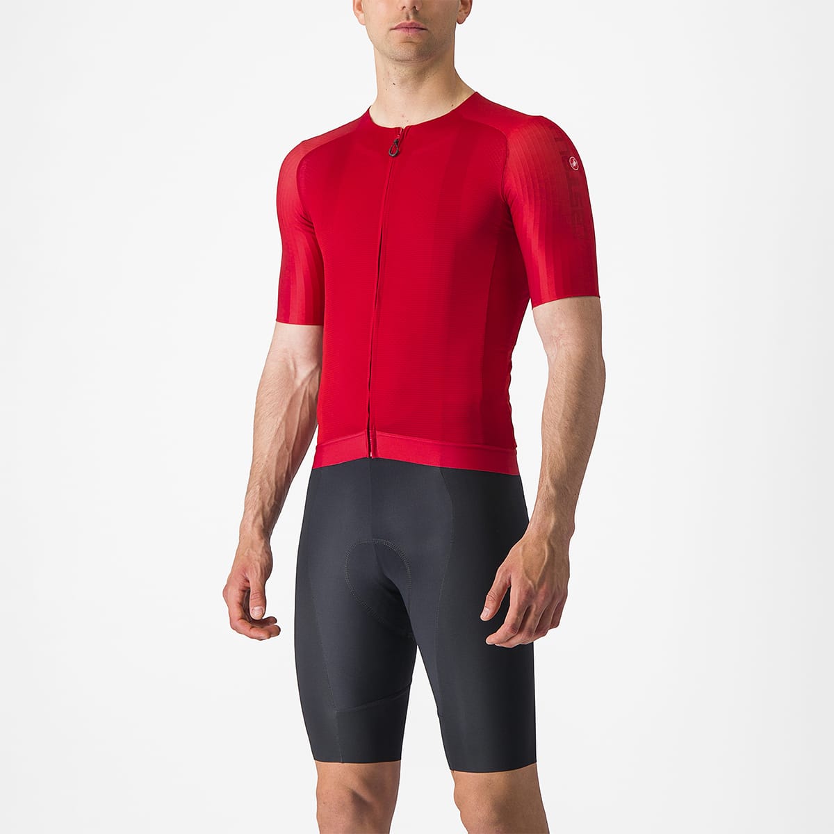 Maillot CASTELLI AERO RACE 7.0 Manches Courtes Rouge