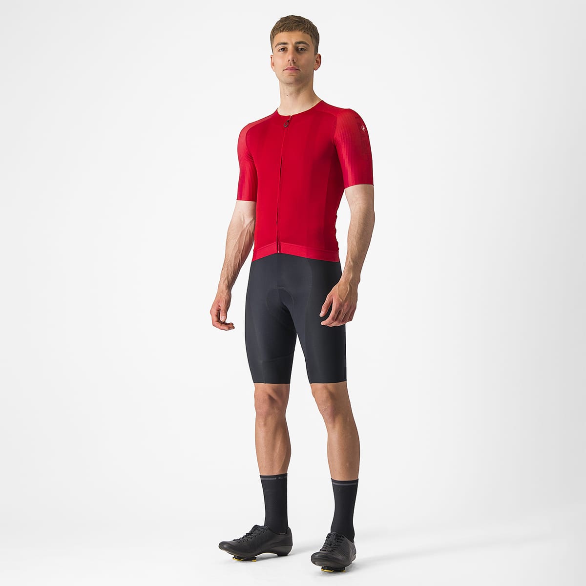 Maillot CASTELLI AERO RACE 7.0 Manches Courtes Rouge