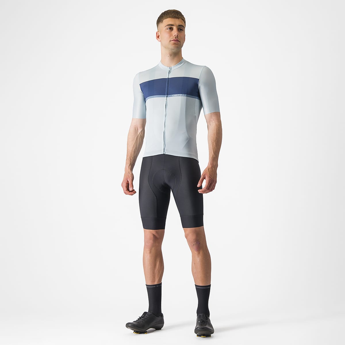 Maillot CASTELLI TRADIZIONE Manches Courtes Bleu