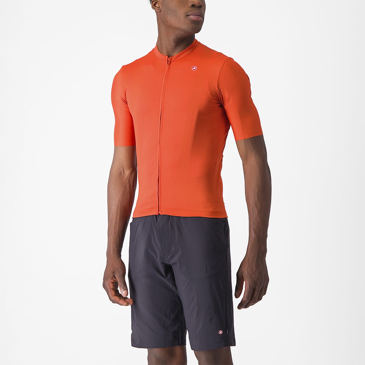 Maillot CASTELLI UNLIMITED ENTRATA 2 Manches Courtes Orange