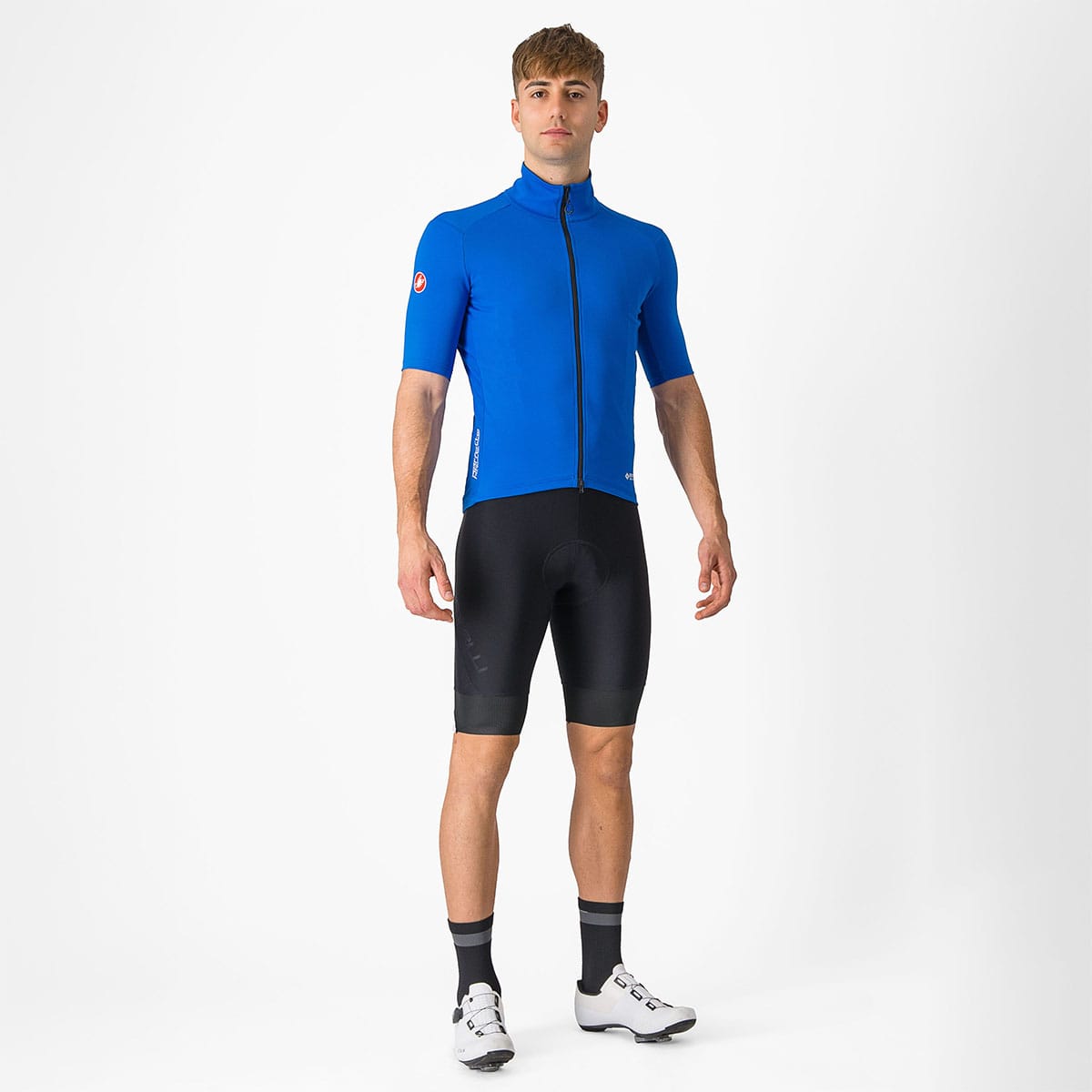 Maillot CASTELLI PERFETTO RoS 2 WIND Manches Courtes Bleu