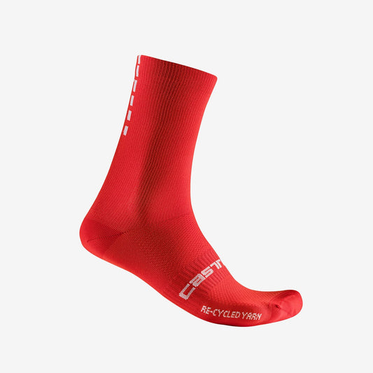 CASTELLI RE-CYCLE THERMAL 18 Skarpety czerwone