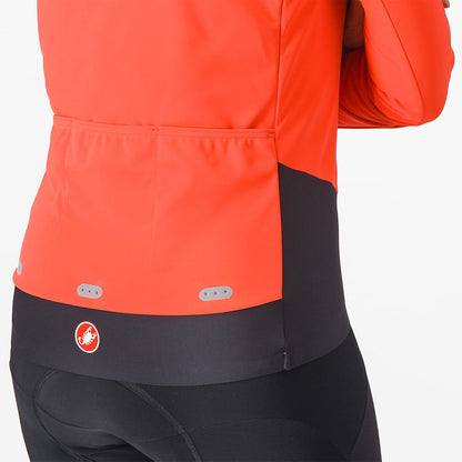 Veste CASTELLI ALPHA DOPPIO ROS Femme Corail/Noir