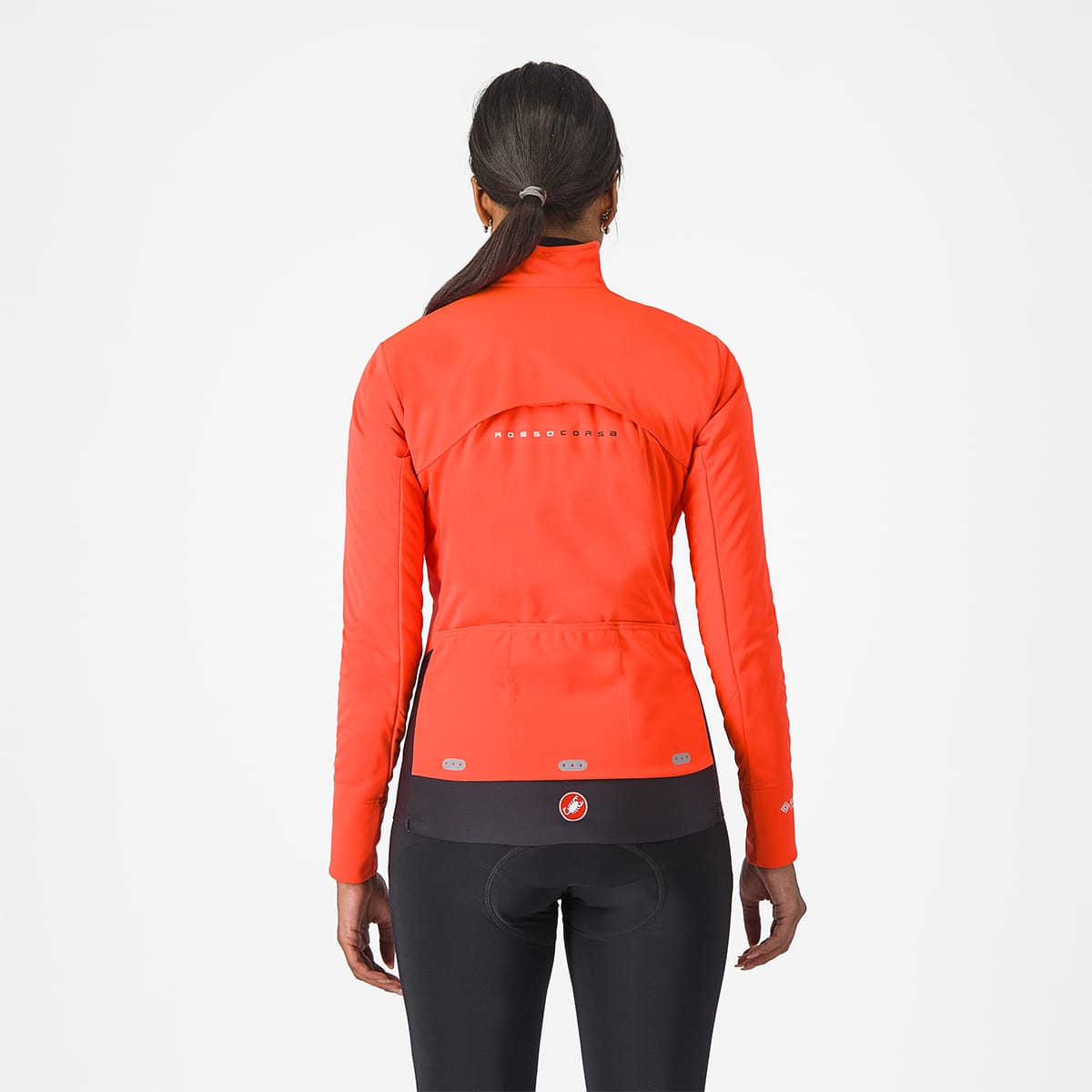 Veste CASTELLI ALPHA DOPPIO ROS Femme Corail/Noir