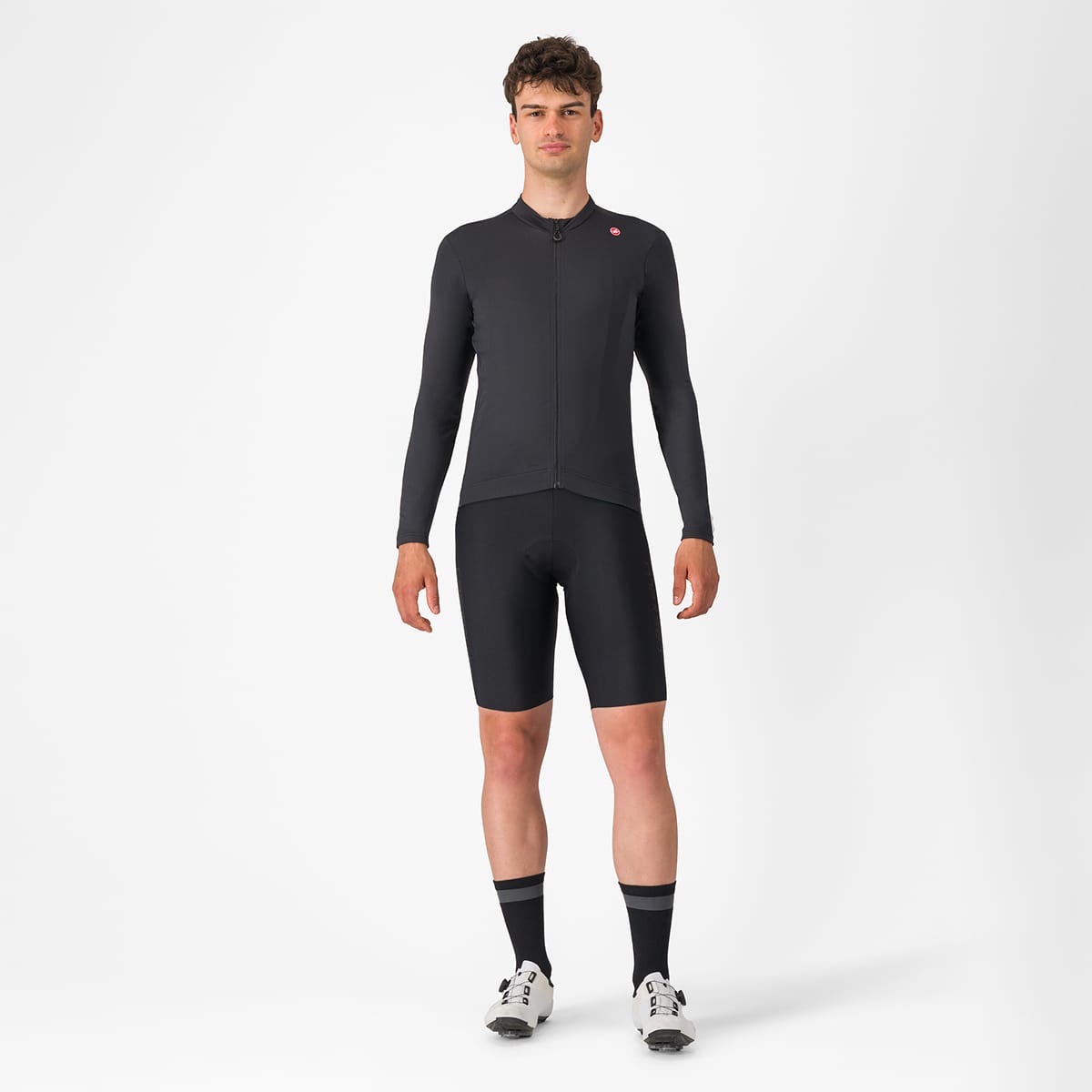 Maillot CASTELLI ESPRESSO THERMAL Manches Longues Noir