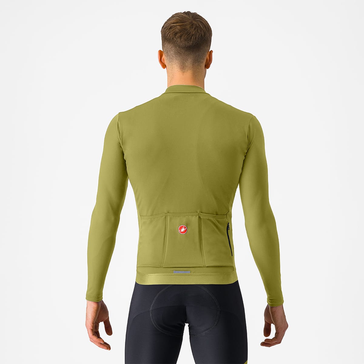 Maillot CASTELLI ESPRESSO THERMAL Manches Longues Vert