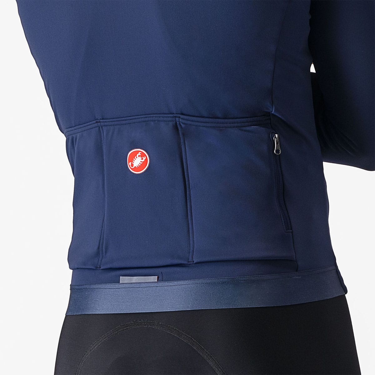 Maillot CASTELLI ESPRESSO THERMAL Manches Longues Bleu