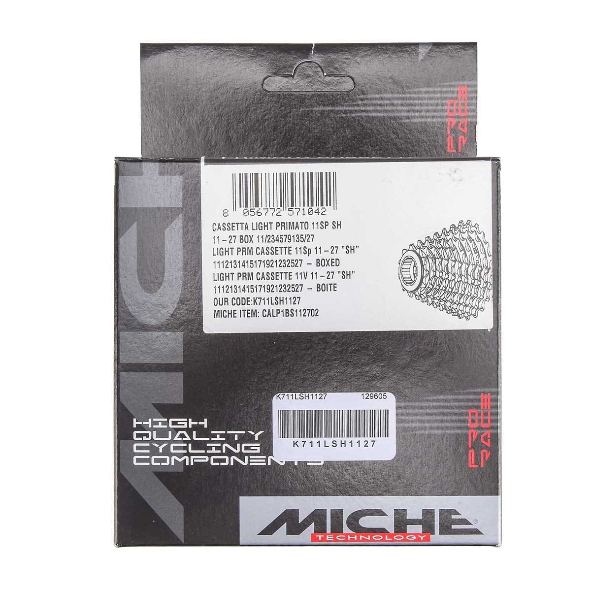 Cassette 11V MICHE PRIMATO LIGHT Shimano