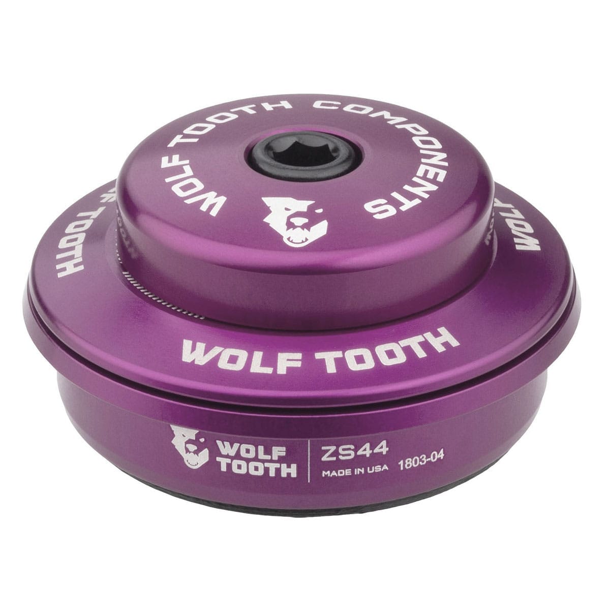 Cuvette Haute pour Jeu de Direction Semi-Intégré WOLF TOOTH  1"1/8 ZS44 Stack 6 mm Violet