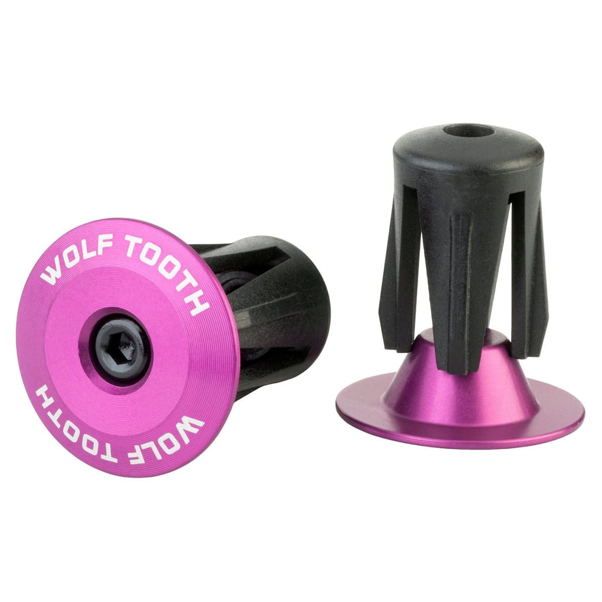 Paire de Bouchons de Cintre WOLF TOOTH Aluminium anodisé Violet