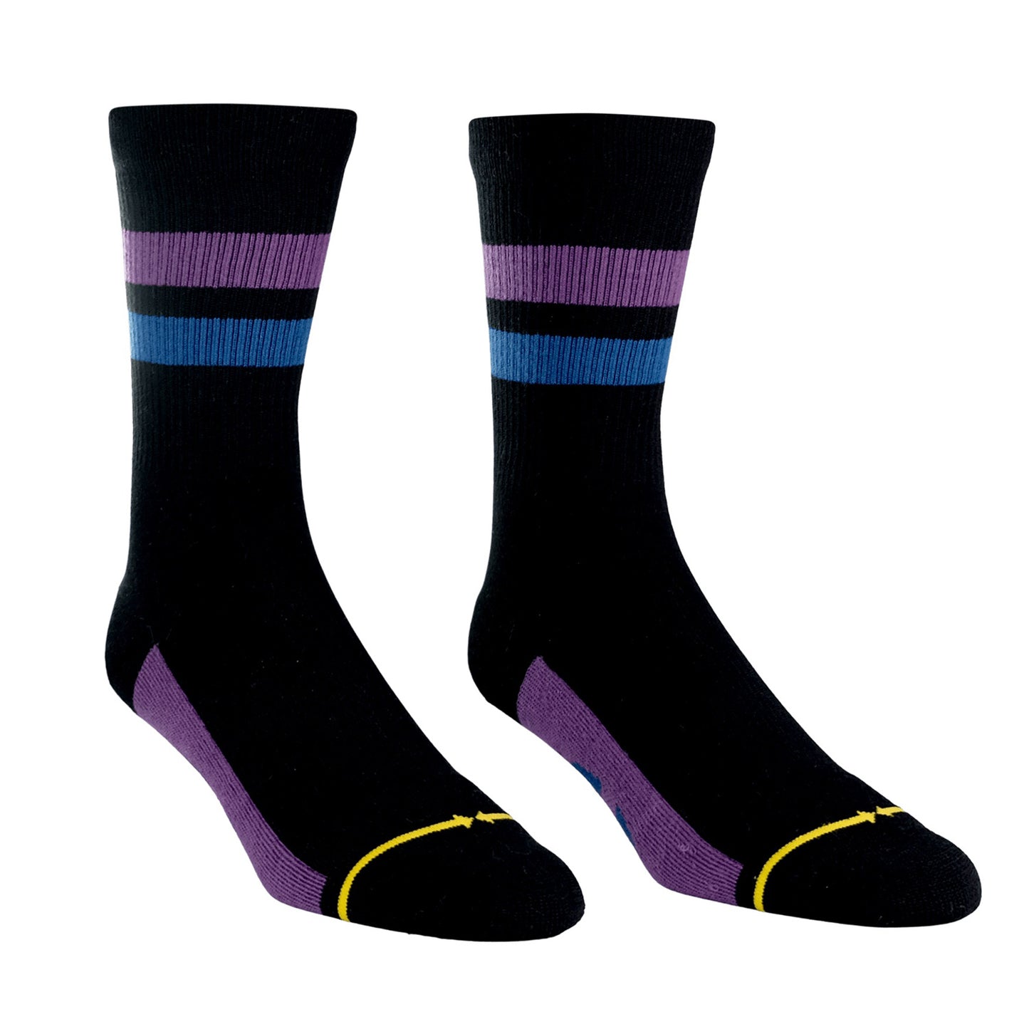 MERGE4 REPREVE SUBLTE GRAPE BLACK ponožky