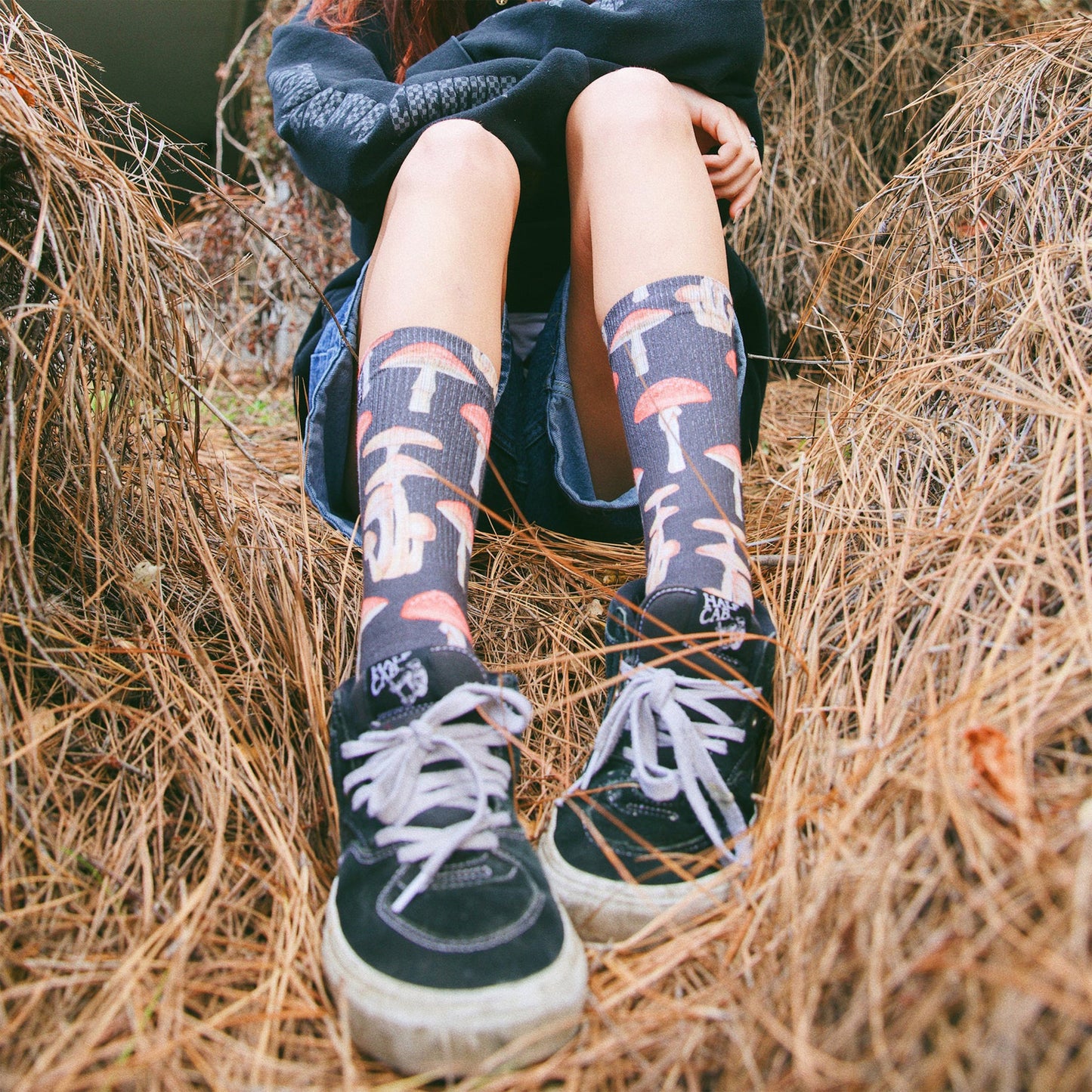Chaussettes MERGE4 HANNA MINCK MUSHROOM