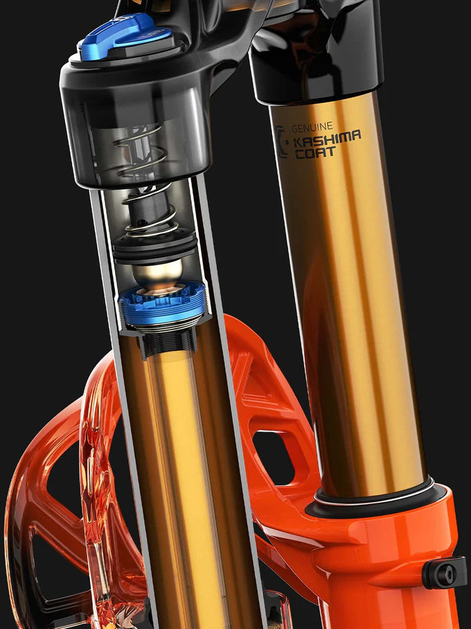 FOX RACING SHOX 32 FLOAT TC 700c FACTORY Grip SL-gaffel 3Pos-Adj Kabolt-aksel 12x100mm Orange 2025