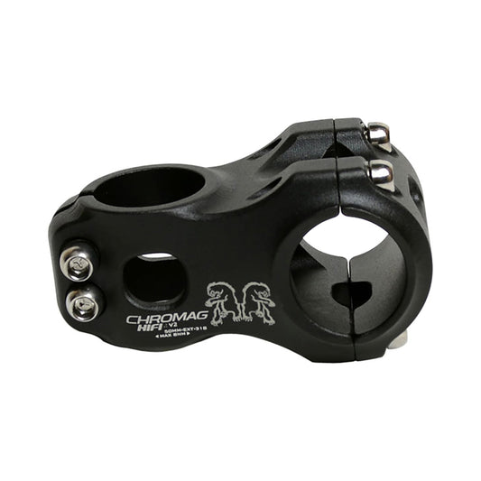 Potence CHROMAG HIFI V2 0° Noir — vue principale sur fond blanc