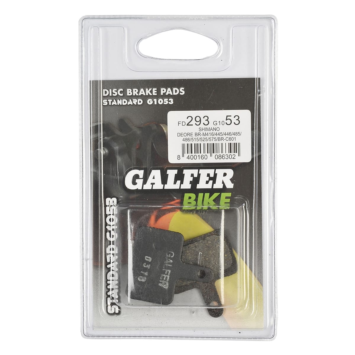 Plaquettes GALFER Shimano B01S Deore Tektro