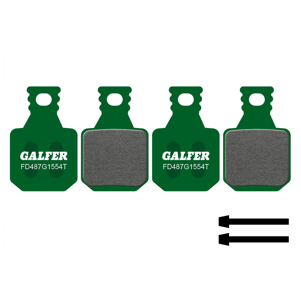 Plaquettes Semi-Métalliques GALFER PRO Magura MT5 / MT7 (4 pistons)