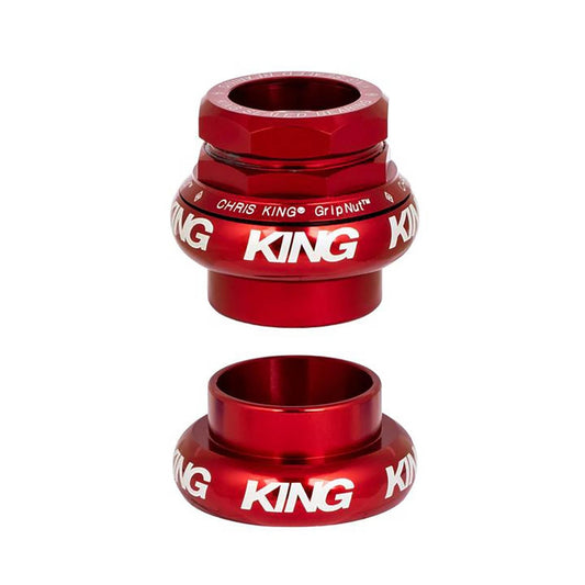 CHRIS KING GRIPNUT 1" zewnętrzny zestaw słuchawkowy EC30/EC30 czerwony
