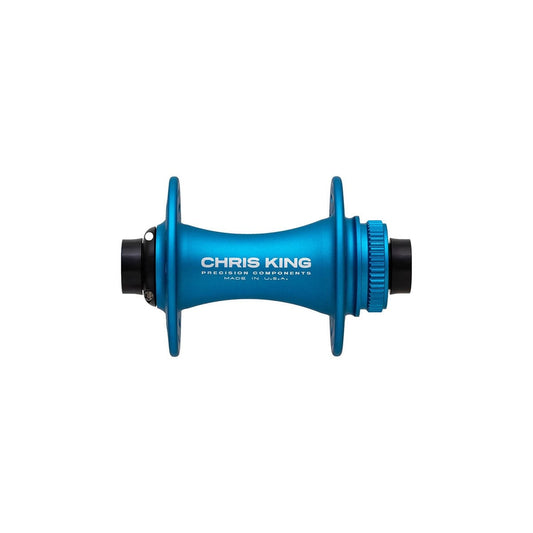 Moyeu Avant CHRIS KING BOOST CENTERLOCK Turquoise