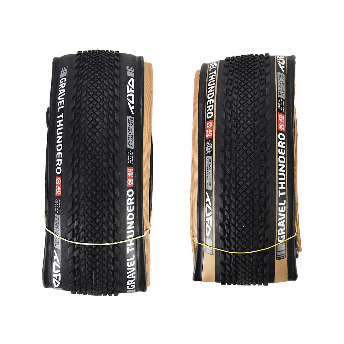 Pneu TUFO GRAVEL THUNDERO 700x40c Tubeless Ready Noir