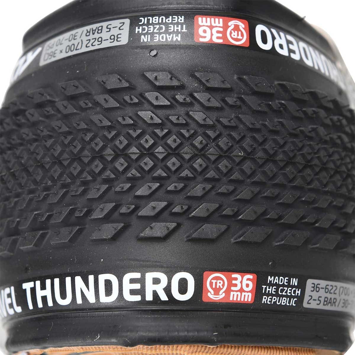 Pneu TUFO GRAVEL THUNDERO 700x36c Tubeless Ready Noir