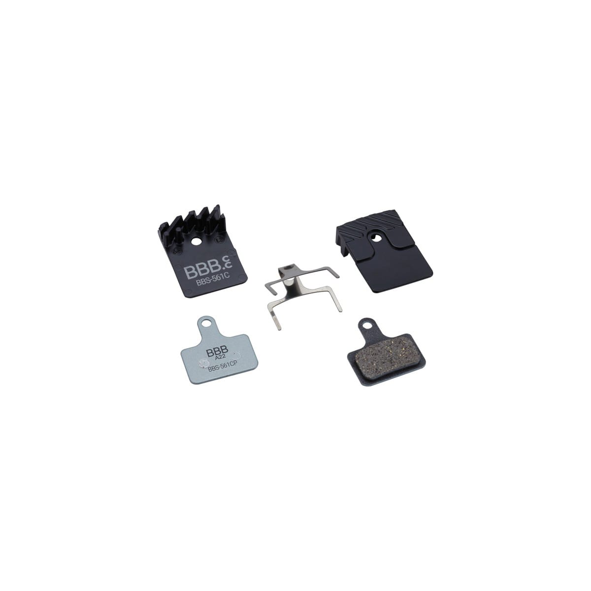 Plaquettes Organiques BBB avec Ailettes pour Shimano R9270/R9170/R8170/R8700/R7070/GRX810