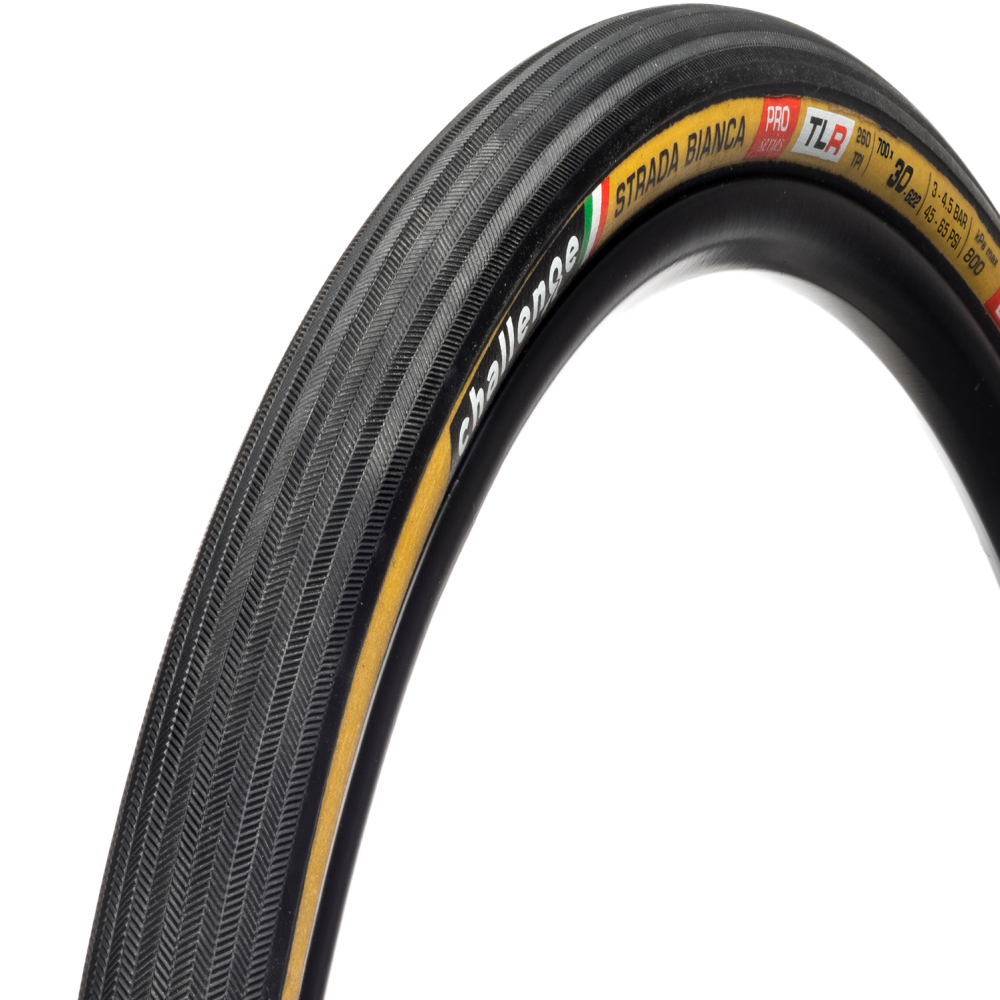 Pneu CHALLENGE OPEN STRADA BIANCA 700x30c Tubeless Ready Beige