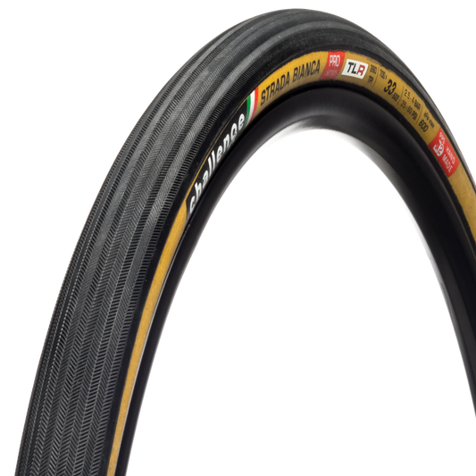 Pneu CHALLENGE OPEN STRADA BIANCA 700x33c Tubeless Ready Beige