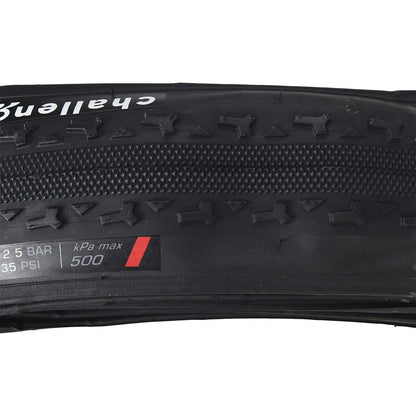 Pneu CHALLENGE CHICANE 700x33c Tubeless Ready Souple Noir