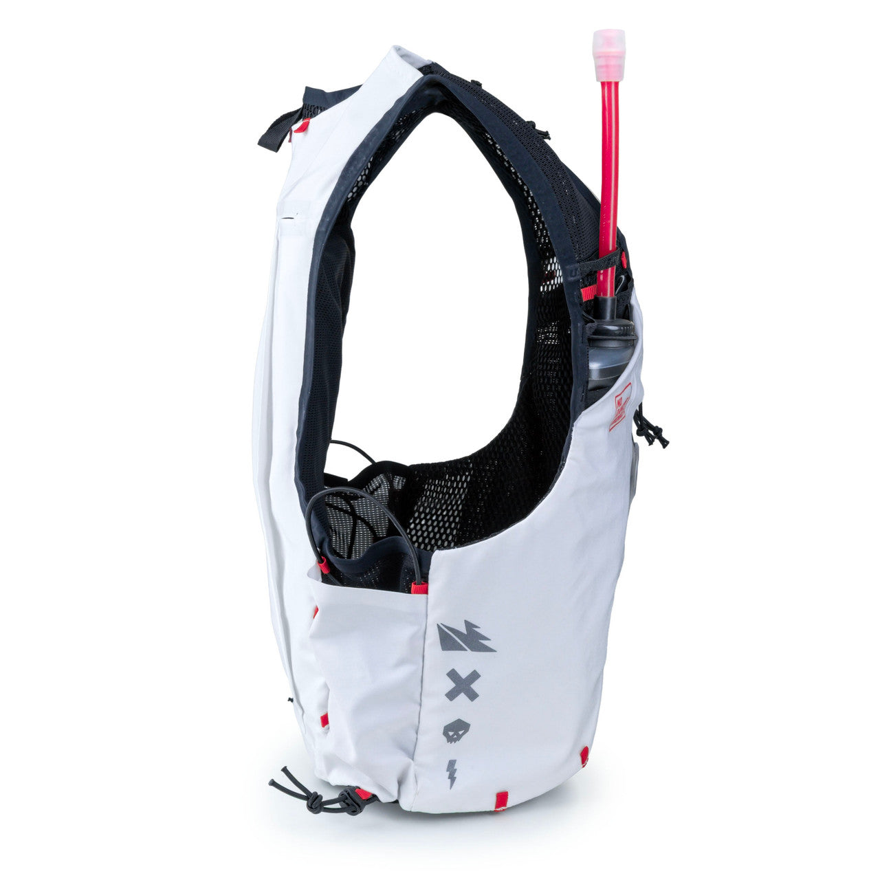 USWE TRAIL RUNNING 8L hvid væskejakke