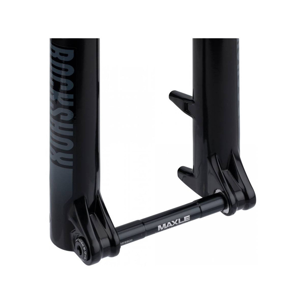 ROCKSHOX RECON SILVER RL REMOTE 27,5" SoloAir konisk gaffelaksel 9x100 QR Sort