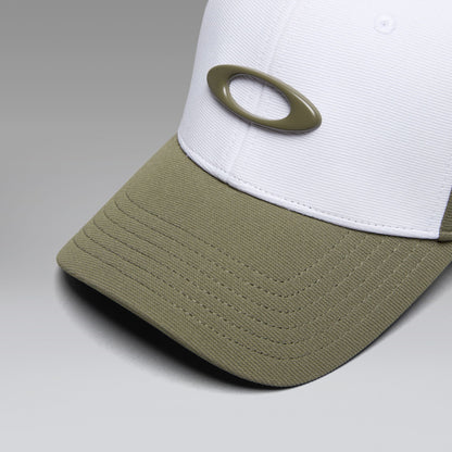 Casquette OAKLEY TINCAN Kaki/Blanc