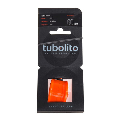 Chambre à air TUBOLITO TUBO 700x18/32 Presta 60 mm Orange