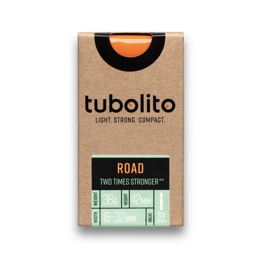 TUBOLITO ROAD 700x18/32 Presta Svart innerslang