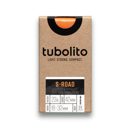 Chambre à air TUBOLITO S-ROAD 700x23/35 Presta Noir
