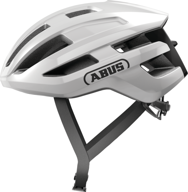 ABUS POWERDOME Road Hjälm Vit