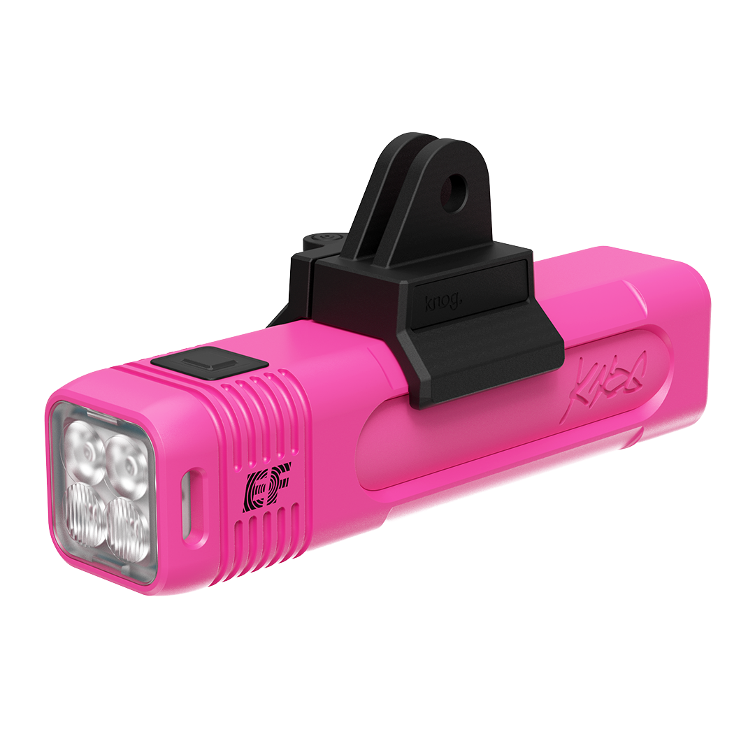 KNOG BLINDER PRO 900 Pink forlygte - E.F. Pro Cycling Limited Edition