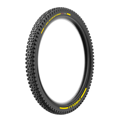 Pneu PIRELLI SCORPION BLACK STING 27.5x2.40 Soft DH+Wall Tubeless Ready Souple Noir/Jaune Team Edition