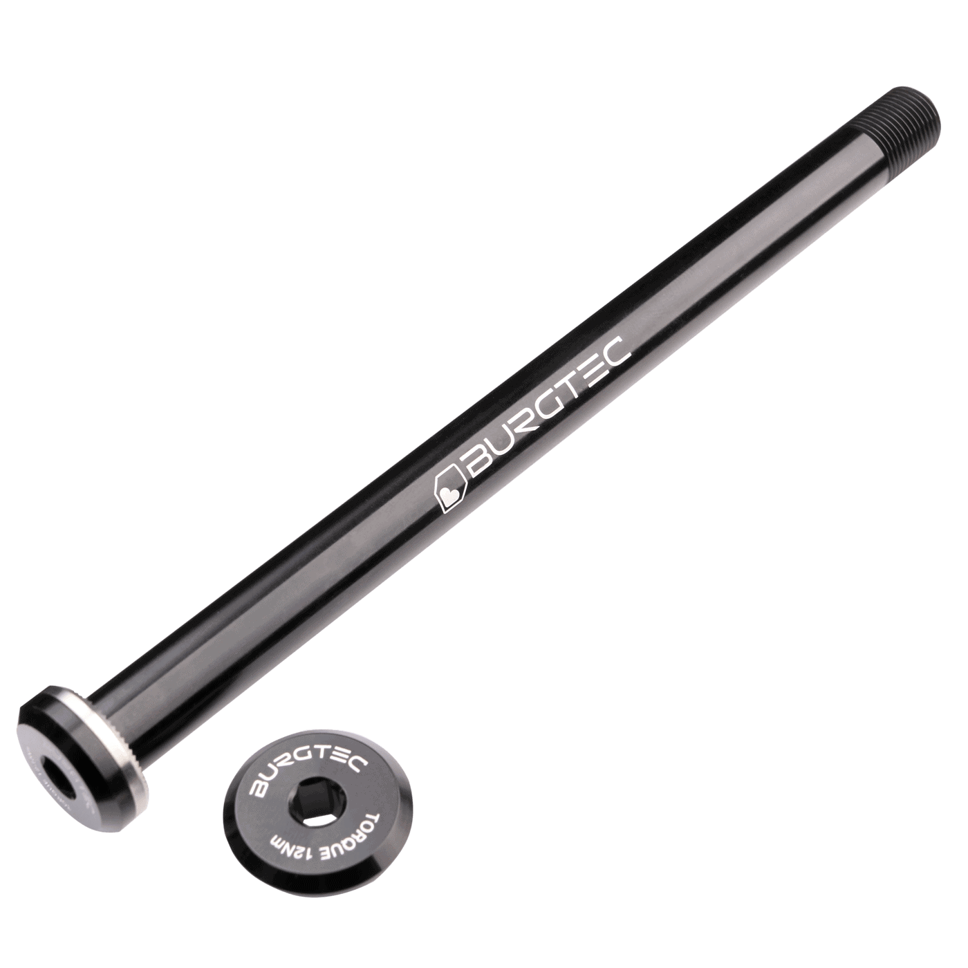 Axe de Roue Arrière BURGTEC 168.5mm pour Cadres Santa Cruz Noir