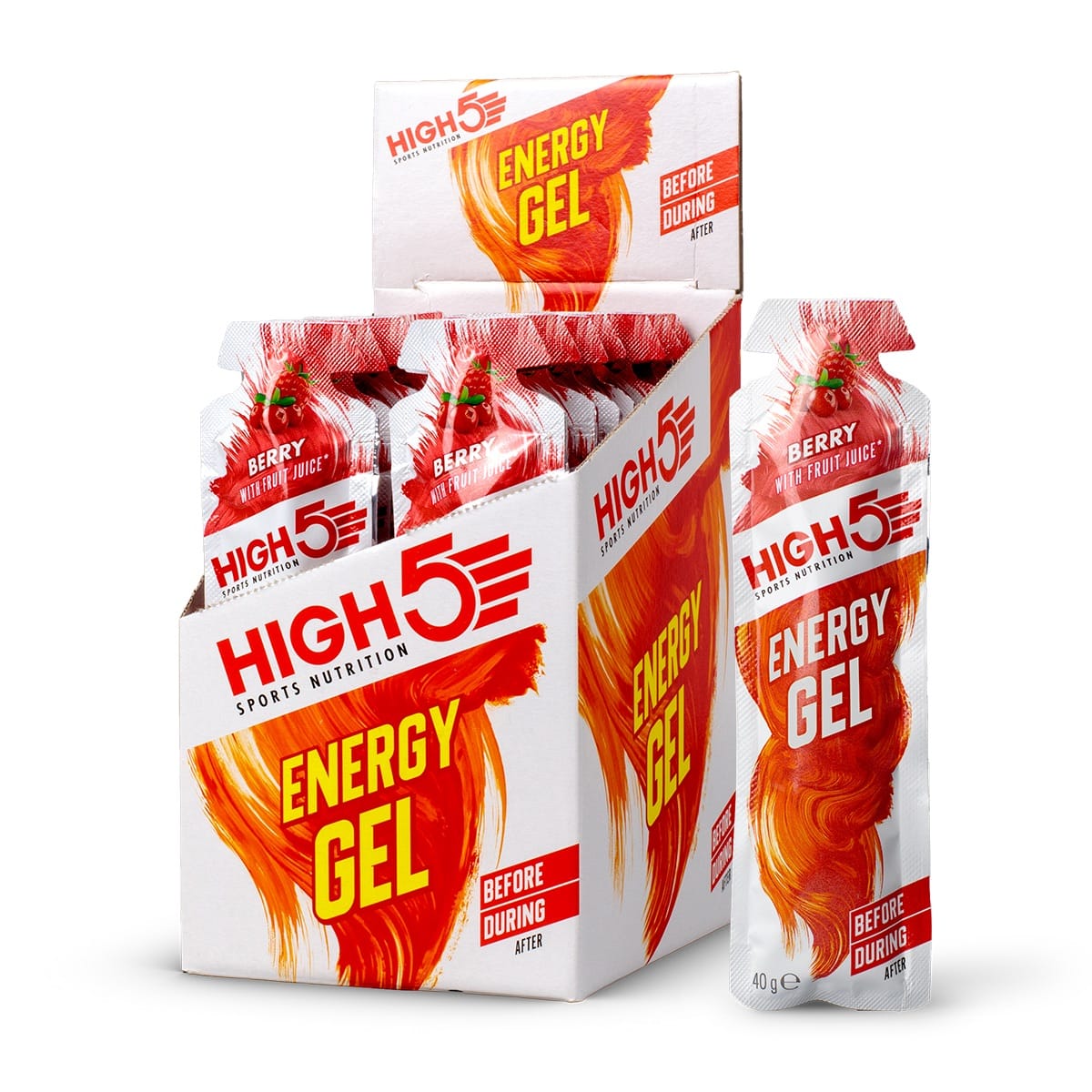 Gel Énergétique HIGH5 ENERGY GEL (40g) Fruits rouges