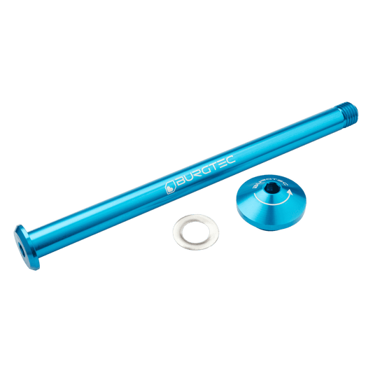 Axe de Roue Arrière BURGTEC 171mm pour Cadre Yeti Bleu