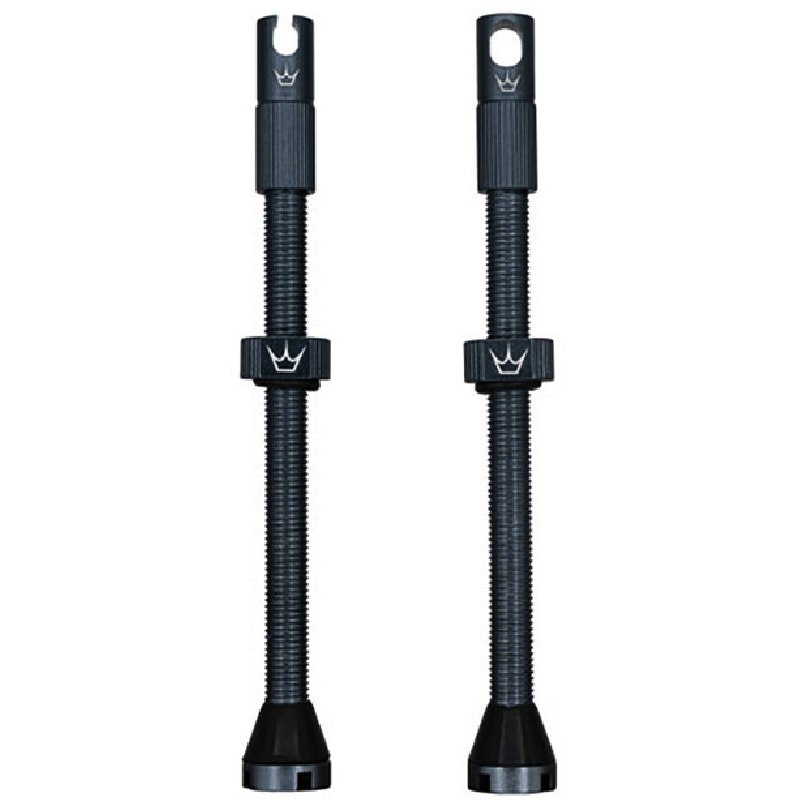 PEATY'S x Chris King MK2 Presta 80 mm bezdušové ventilky (x2) Břidlice