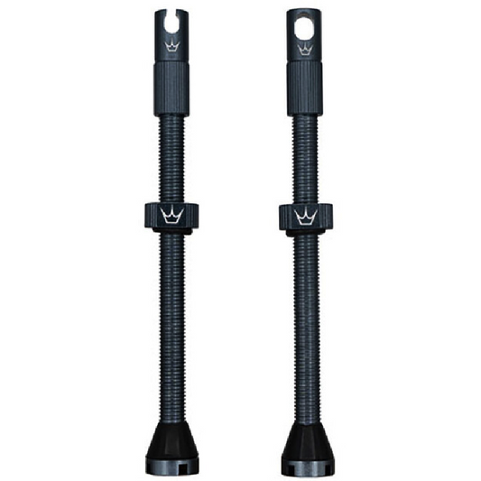 PEATY'S x Chris King MK2 Presta 80 mm bezdušové ventilky (x2) Břidlice