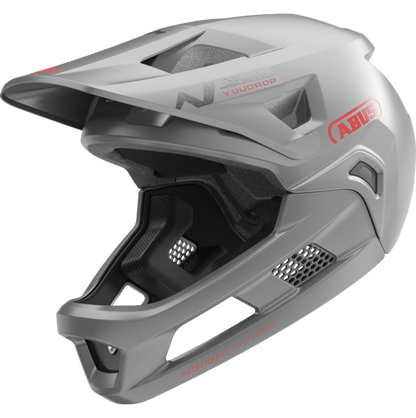 Casque VTT ABUS YOUDROP FF Junior Ti Silver