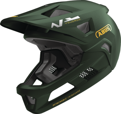 Casque VTT ABUS YOUDROP FF Junior Moss Vert