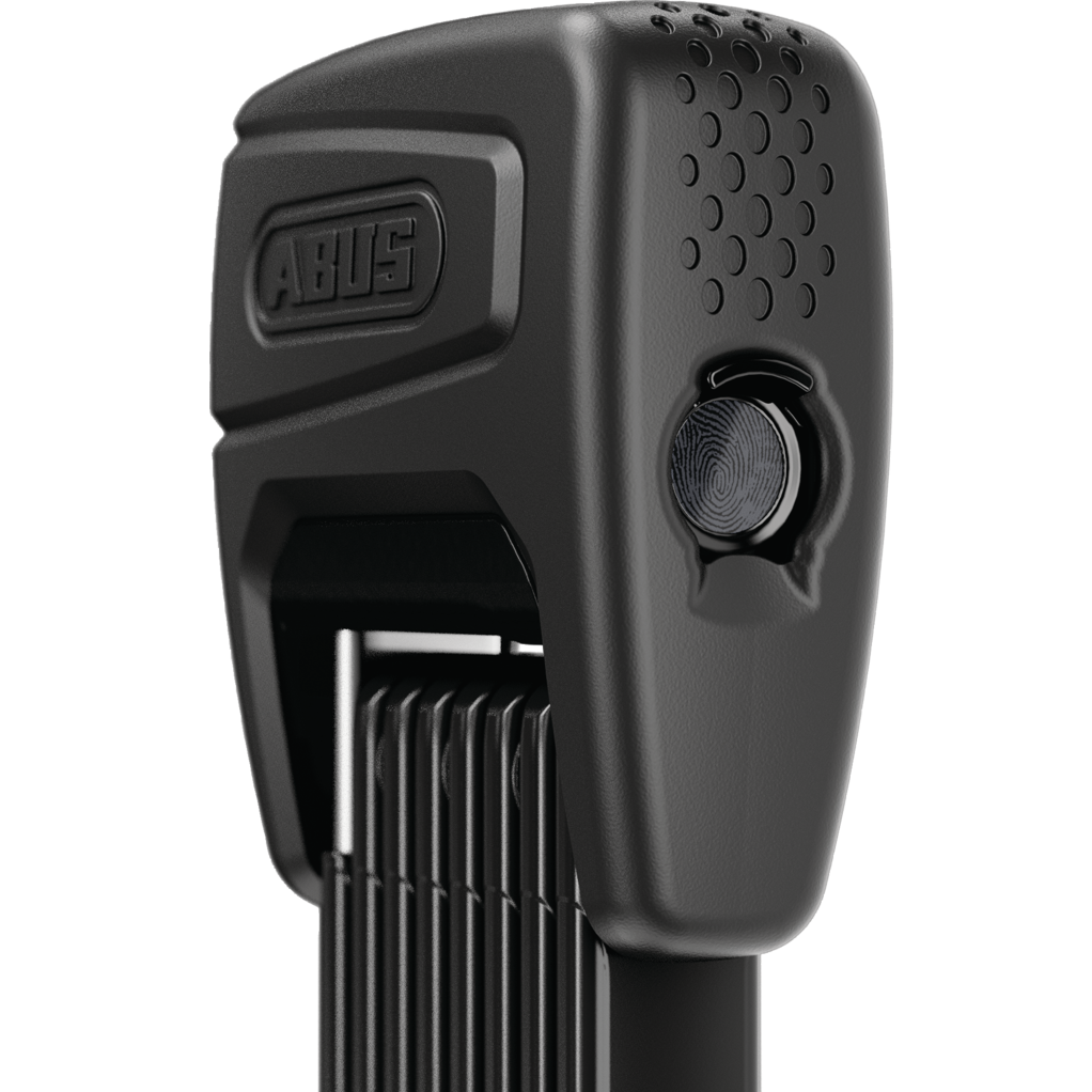 ABUS 6000AFP Składana przegubowa blokada antykradzieżowa (cyfrowy odcisk) + wsparcie SH